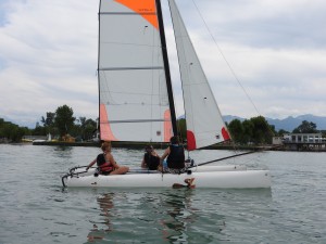 régate à voile de près séminaire au lac du bouget